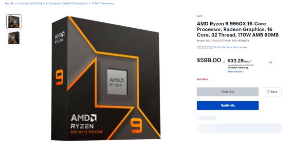 AMD Ryzen 9000 дешевле предшественников, но дороже ранних утечек